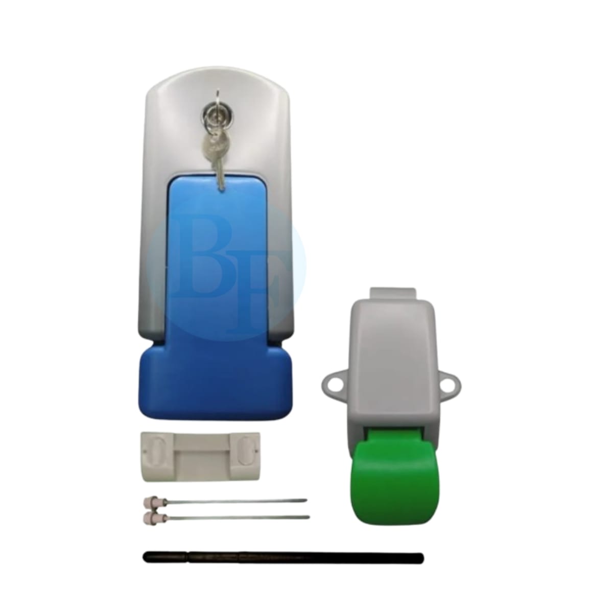 Fechadura Vertical para Porta de Câmara Fria com Chave - Image 1