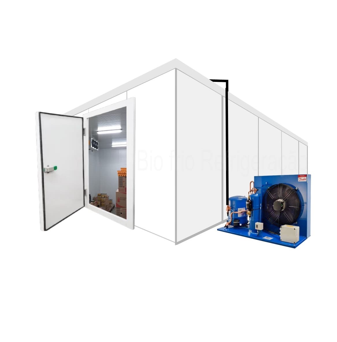 Câmara Fria Resfriados: 5 x 4 x 2,4 de altura - Image 1