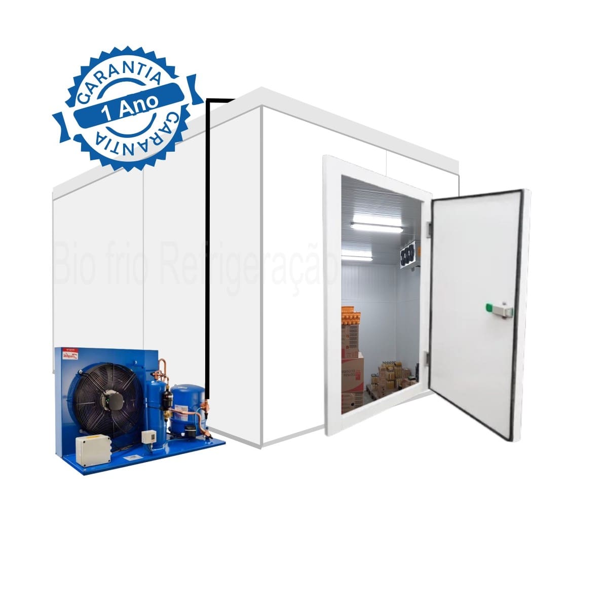 Câmara Fria Congelados: 2 x 1,5 x 2,4 de altura - Image 1