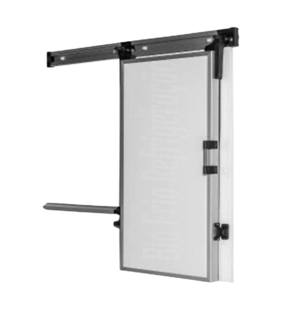Porta Trilho para Câmara fria com 1 x 2 metros