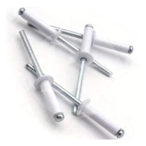 Rebite de Repuxo 3.2 mm cor branco 1000 unidades