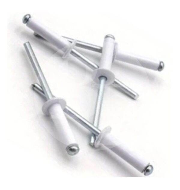 Rebite de Repuxo 3.2 mm cor branco 1000 unidades - Image 1