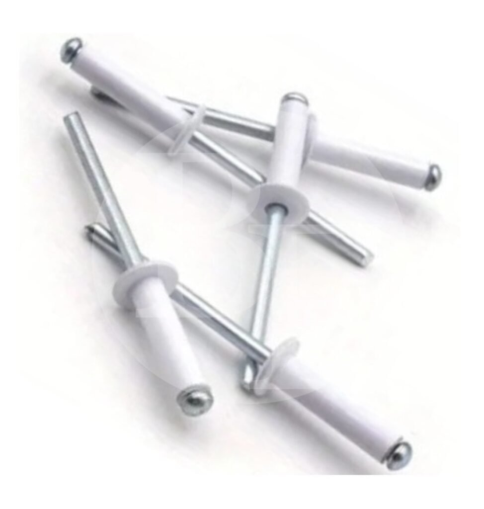 Rebite de Repuxo 3.2 mm cor branco 1000 unidades