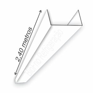 Perfil U para câmara fria com 4 x 5 x 2.4 metros
