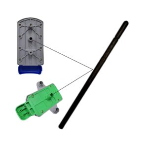 Pino eixo interno acionador da fechadura vertical e horizontal da porta da câmara fria