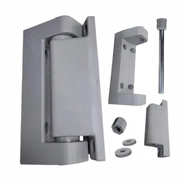 Dobradiça universal sem rampa reversível para porta de câmara fria - Image 1