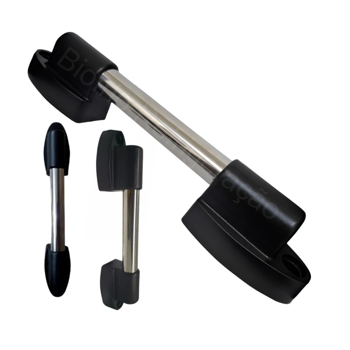 Puxador Externo Frontal Inox e termoplástico para Porta De Câmara Fria - Image 1