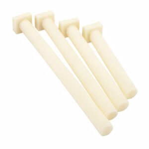 Barra Haste Roscada M12 cor natural com cabeça sextavada