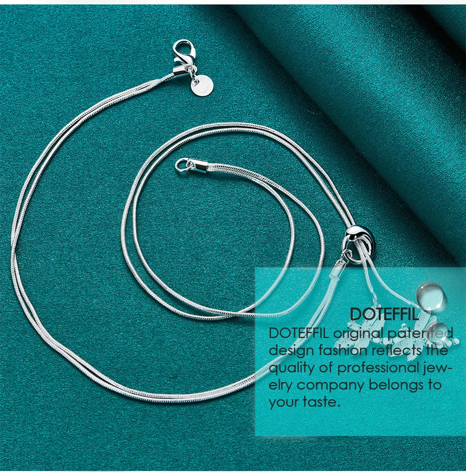 Colar feminino com pingente de libélulas - Image 9