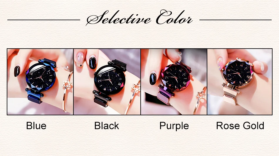 Relógio feminino SENO Ocean Star Crystal - Image 18