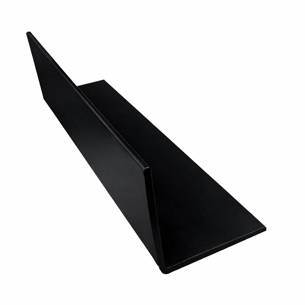 Cantoneira de alumínio 3,8 cm x 3,8 cm x 2.40 metros na cor preto