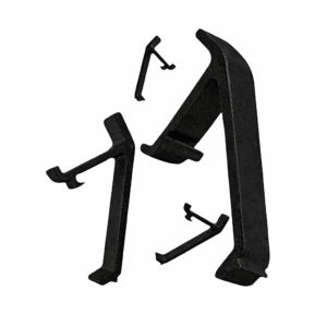 Suporte para Trilho - Cremalheira na cor Preto