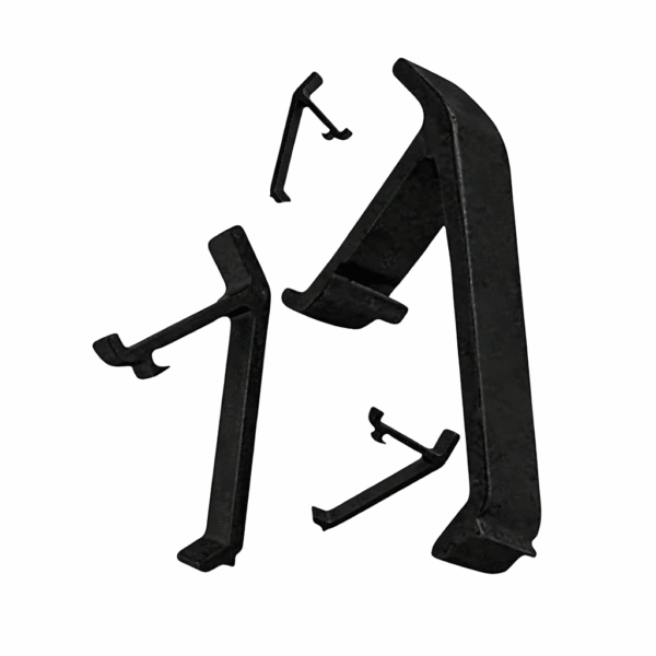 Suporte para Trilho - Cremalheira na cor Preto